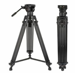 Cayer BV30L 72 inch Fluid Head Tripod, Aluminum legs