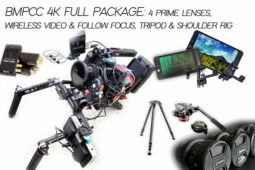 BMPCC 4K Full Package (4 Lenses, Wireless monitoring & FF)