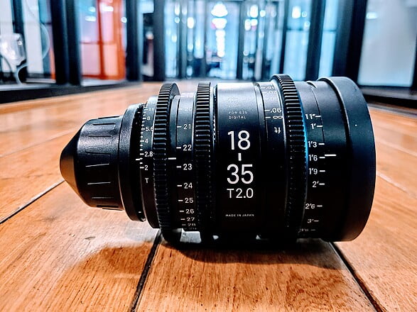 Sigma 18-35mm T2.0 & 50-100mm T2.0 Cine E-mount lens
