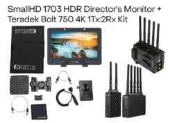 Kit: 1703 17″ Monitor+ Teradek 750 Bolt 4K 1Tx:2Rx + Tilta Nucleus Kit
