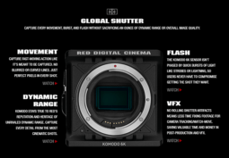 RED Komodo 6K + Atlas Orion Anamorphics A-Set Cine + 2x V-Mounts + 2TB