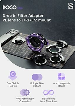 RED KOMODO Drop-in Variable ND PL Mount Adapter: Mofage POCO full
