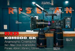 RED Komodo 6K + Atlas Orion Anamorphics A-Set Cine + 2x V-Mounts + 2TB