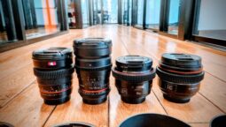 Kit: 16mm f2, 35mm f1.5, 50mm f1.2, 85mm f1.4 , all EF & Sony Mount, Cinevized