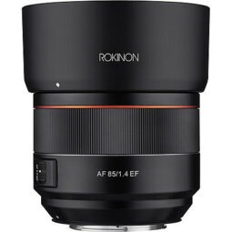 Rokinon 85mm f/1.4 AF Lens for Canon EF, Cinevized with Focus Gears, Full-Frame