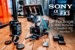 Sony FX3 Cinema DP Package w/ 702 Monitor, 2x98Wh Batts, & Audio top handle