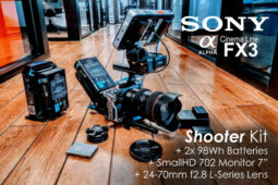 Sony FX3 Pro Shooter Kit w/ 24-70mm, 702 Monitor, 2x98Wh Batts, & Audio handle
