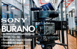 Sony BURANO 8K Digital Motion Picture Camera, 2.4TB, 4x Batts incl PL + EF