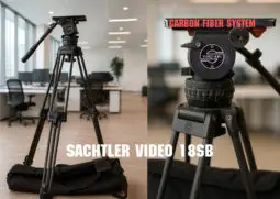 Sachtler Video 18 SB Carbon Fiber [44lbs payload] 2-Stage Fluid Head Tripod