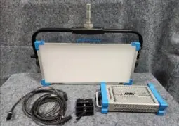 ARRI S60-C LED Softlight w/ rolling Combo, Pipe/Grid Clamp, 33ft Header Cable