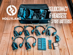 Hollyland Solidcom C1 – 6x Headsets, Wireless, 1.9 GHz, with spare batteries