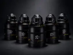 DZO Film Arles 5-Lens Set: 25,35,50,75,100 T1.4 FF/VV Cine Primes (ARRI PL)